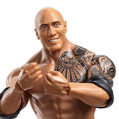 ​Wwe The Rock Wrestlemania 6-Inch Action Figure With Articulation, Life-Like Detail And Authentic Ring Gear #TOP1