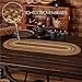 VHC Brands 10733 Tea Cabin Jute Runner 13x36