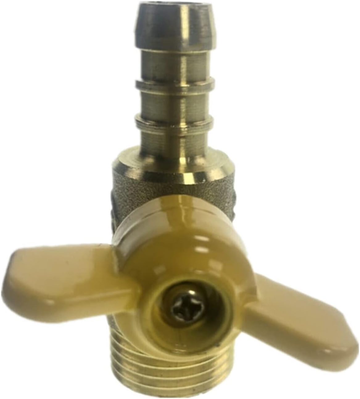 Valve 12mm Hose Barb x 1/2" BSP Male Thread Two Way Brass Ball Valve for Oil Water Air