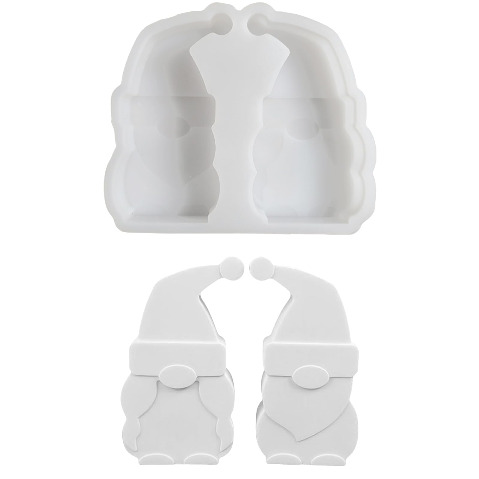 Tsophreniq Christmas Dwarf Figurine Silicone Molds for Epoxy Resin Soap Home Decoration Silicone Epoxy Resin Soap Molds