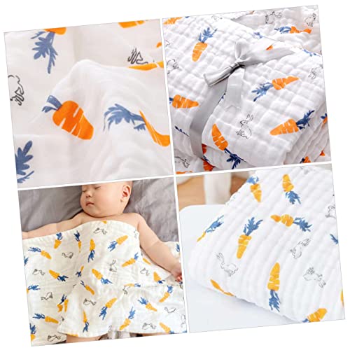 Toddmomy 1Pc Baby Gaas Badhanddoek Pluche Worp Dekens Baby Inbakeren Hooded Baby Handdoeken Baby Ontvangst Deken Hooded Badhanddoeken Voor Baby'S Baby Bad Baby Inbakeren Deken Bad Levering - Afbeelding 8