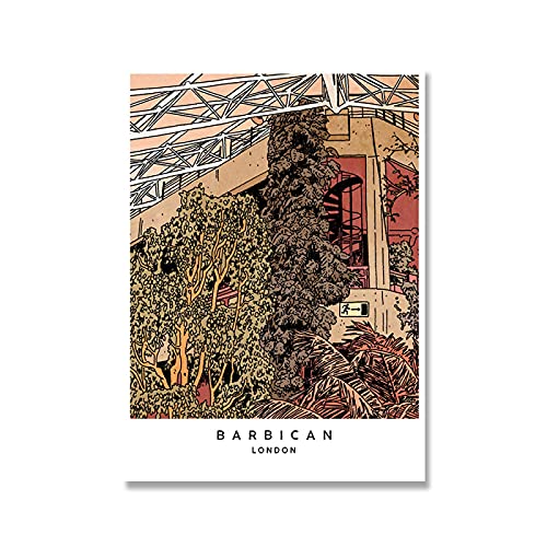 Décor à la maison salon et cuisine avec triptyque anime - 2