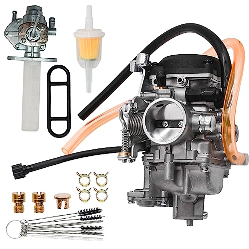JDLLONG Carburetor 15003-1200 for Kawasaki Vulcan 800 VN800 VN800A 1995 1996 1997 1998 1999 2000 2001 2002 2003 2004 2005 Classic VN800B 1996-2005 with Fuel Petcock Valve