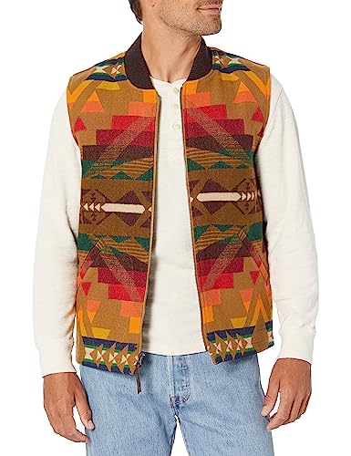 Pendleton Men's Colton Quilted Wool Zip Vest