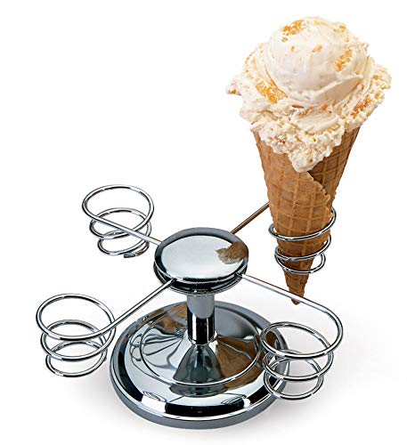 Chef'sChoice 838CH Ice Cream Four Holder with Weighted Base and Rotating Arms is