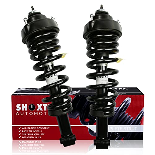 Shoxtec Rear Pair Complete Struts Assembly Replacement for 2002-2005 Ford Explorer 2002-2005 Mercury Mountaineer Coil Spring Shock Absorber Kits Repl. part no. 171322