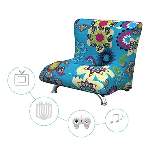 Sofá perezoso individual sillón de tela para niños y adultos asiento creativo dormitorio 4