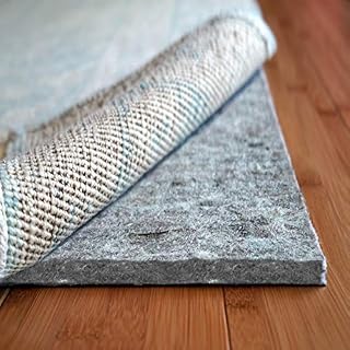 Rug Pad USA, 7/16" Thick, Felt and Rubber, 5'x7', Superior Lock- Premium Non