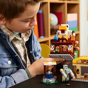 Amazon.co.jp - レゴ® マインクラフト ガストの村襲撃 21273