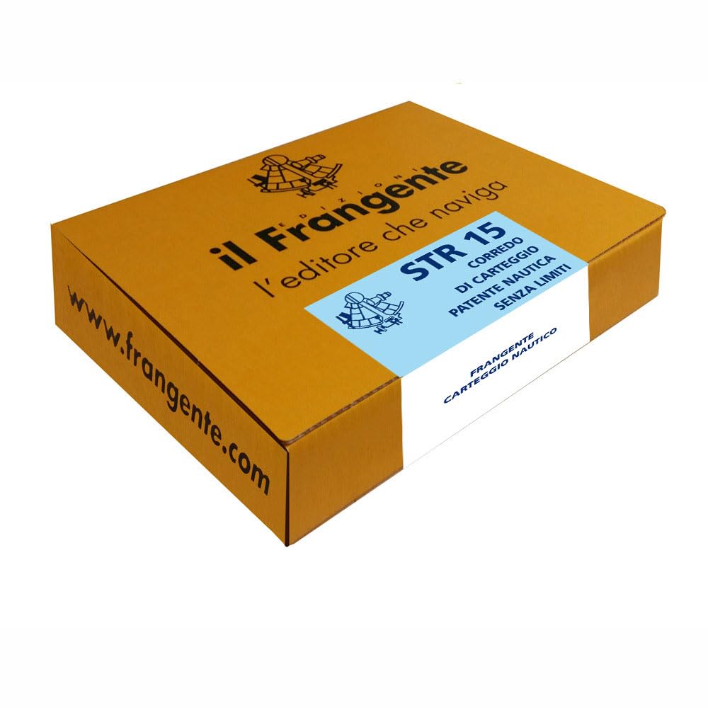 Kit Completo di Materiale per Il carteggio patente Nautica Senza Limiti - corredo Master Il Frangente STR 15