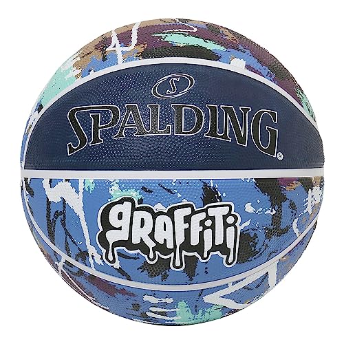 Spalding Graffiti ballon de basket N°7 en caoutchouc avec grip ultra adhérent street art
