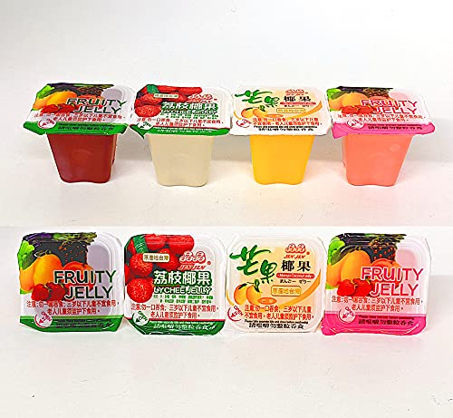 Jin Jin Assorted Fruit Lychee Mango Peach Grape Jelly Cups 52.9 Oz (Pack Of 2) #TOP3