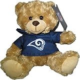NFL Los Angeles Rams Hoodie Bear, Brown, 9-inch