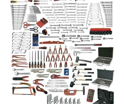 Ega Master 55773 - Set for Mechanics 418 Pcs. with Eva Trays