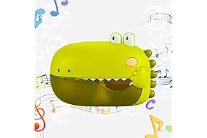 Dinosaur Bubble Machine Bath Toys: Bubbles and Tunes for Tub Time Fun