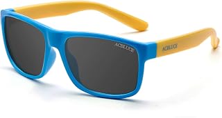 Kids Sunglasses Polarized Sport Youth Baseball Cycling Sun Glasses TPEE Unbreakable Frame for Boys Girls Age 5-13