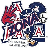 Desert Cactus University of Arizona Sticker Wildcats UA Sticker Vinyl Decals Laptop Water Bottle Car Sheet T2 (Type 2-3)