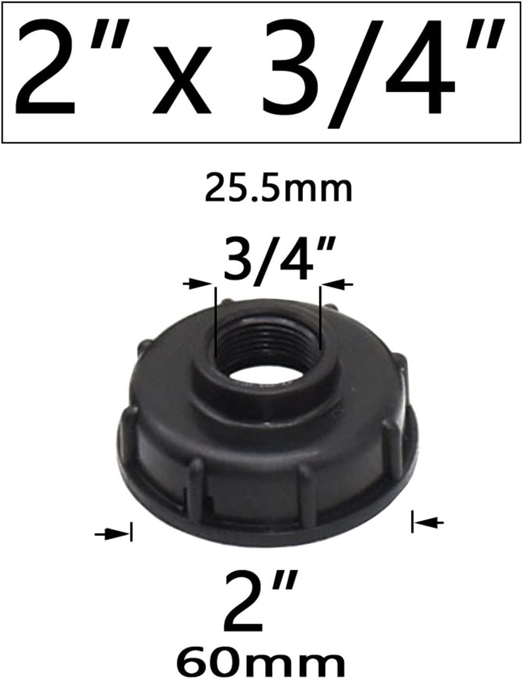 NALsa Tank Adapter Female Thread Water Tap Connectors Valve Replacement Fittings Alloy 2/4-Way Coupler 1Pcs (Color : Tap x 2inch)