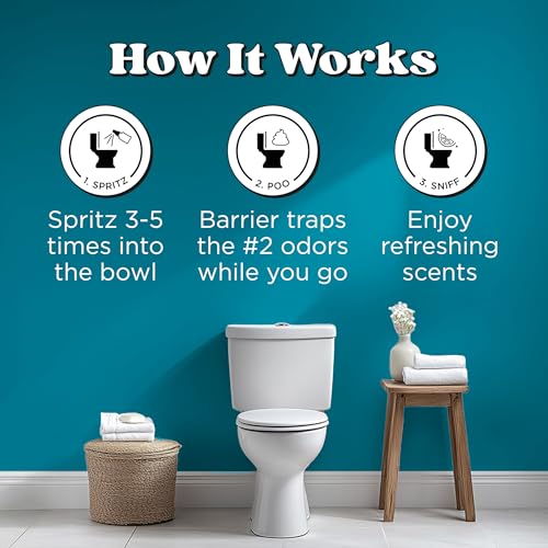 poo-pourri before-you-go toilet spray deja poo 2 fl oz - white flowers and citrus