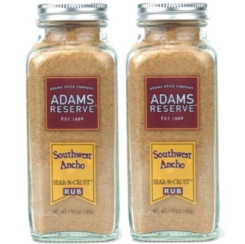 Adams Reserve Southwest Ancho Sear-N-Crust Gourmet Rub (2 Pack)