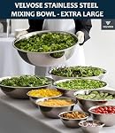 Stainless Steel Mixing Bowl Extra Large, 17-Quart, 18.5 inch (Diameter), 5.3 inch (Height) Mixing Bowl 18.5" (1)
