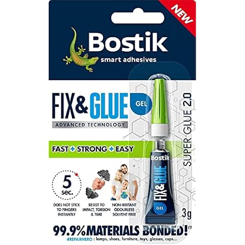 Bostik Fix & Glue Gel - Ultra Strong Adhesive Cover
