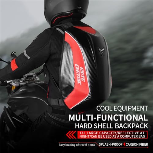 mjmoto Carbon Fiber Motorcycle Backpack
