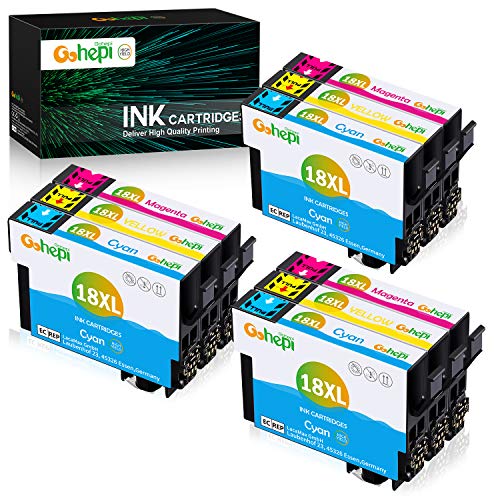 Gohepi 181XL Compatibile per Cartucce Epson 18XL