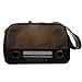 Produktbild Superfreak® Tasche Radio Umhängetasche Radiotasche groß & quer, Farbe: Braun-dunkel  Drehregler schwarz