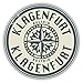 Produktbild Klagenfurt Austria Grunge Travel Stamp Hochwertigen Auto-Autoaufkleber 12 x 12 cm