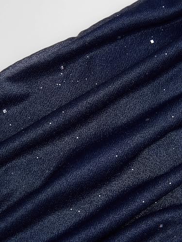 CIDER Women's Glitter Mini Cocktail Dress Party Dress Bowknot Ruched Ruffle Sexy Club Dress for Summer2