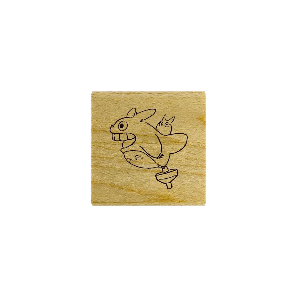 スタジオジブリきんちゃくすたんぷトトロとコマ となりのトトロ きんちゃく すたんぷ トトロとコマ | どんぐり