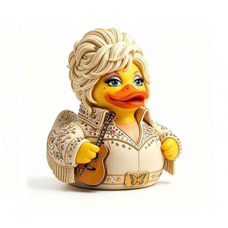 Parton Memorial Duck Dolly Duck Figurine Country Music Tribute Decor