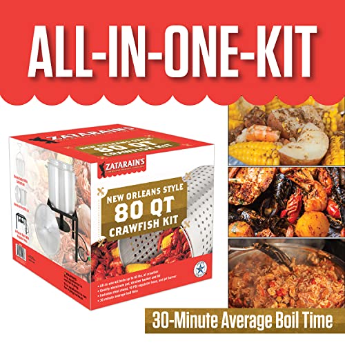 Zatarain's Crawfish Cooker Seafood Boiler Kit, 80 Quart - Image 7