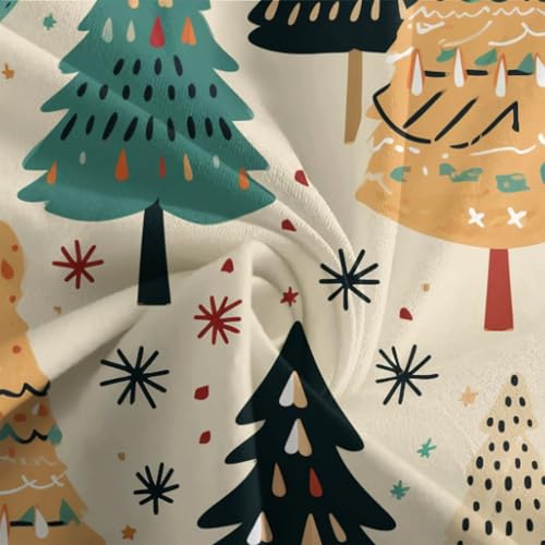Linge de lit Noël imprimé 3D en microfine douce pour lit double - 7