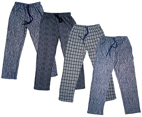 Image of IndiWeaves Boys Polyester Printed Track Pants /Lower (Grey4,Grey5,Grey6,Grey8,12-14 Years) Pack of 4