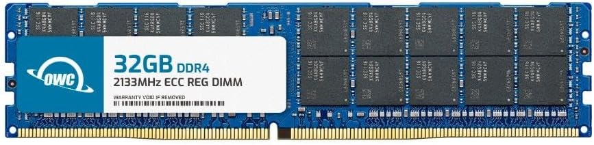 OWC 32GB Replacement for Dell A8217683 A8423729 SNPPR5D1C/32G - DDR4 2133MHz PC4-17000 ECC Registered RDIMM 288-Pin 2Rx4 1.2V Memory RAM Upgrade