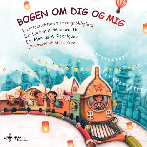Diseño de la portada del título Bogen om dig og mig
