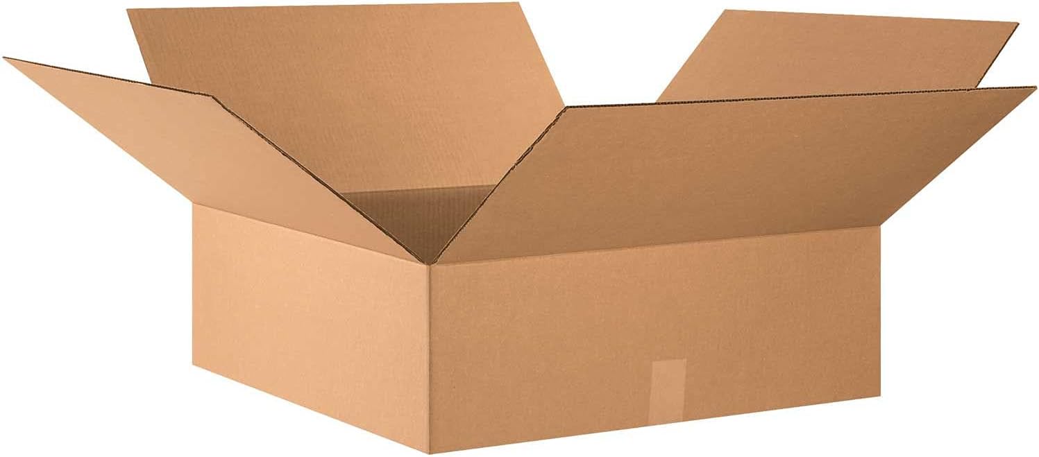 Flat Boxes - 24x24x8, 10/Pk