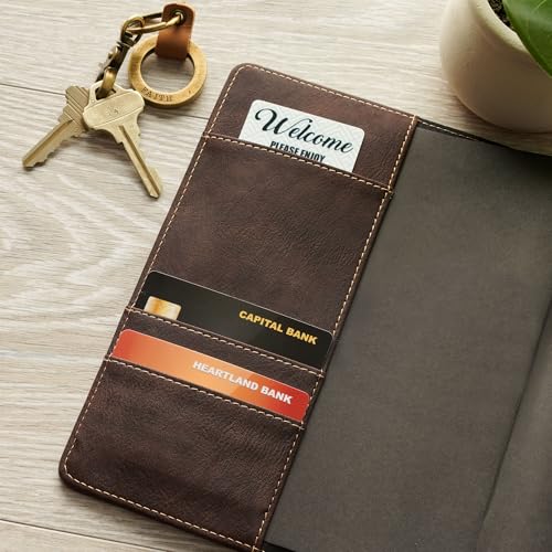 Image of Christian Art Gifts Inspirational Magnetic Closure Journal w /Pen Holder, Man of God - 1 Tim. 6:11 Bible Verse, Dark Brown w /Cross Applique, Wide Ruled Notebook, 336 Lined Pages w /Scripture