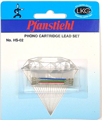 Pfanstiehl Turntable Phonograph Lead Wires Stereo Cartridge Headshell Wires #TOP1