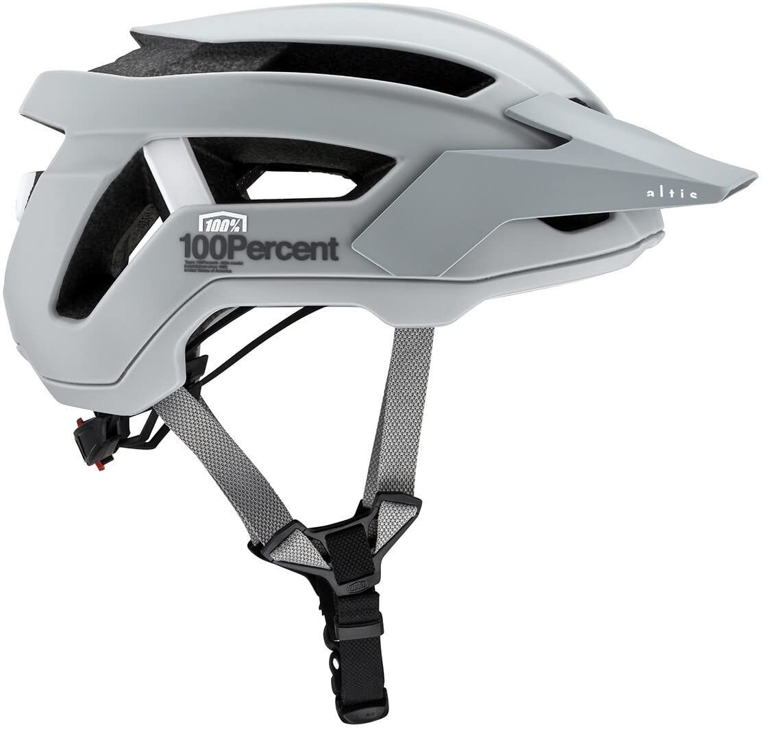 100% L80006-00009, Casco Unisex Adulto, Grey, Estándar