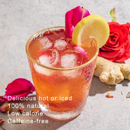 Taimei Teatime Loose Leaf Lemongrass Ginger Decaf Tea (120G), Bulk Decaffeinated Specialty Loose Leaf Tea Blends From Germany, Herbal Tea Gift For Mom,Women,Girl Friend And Tea Lovers #TOP4