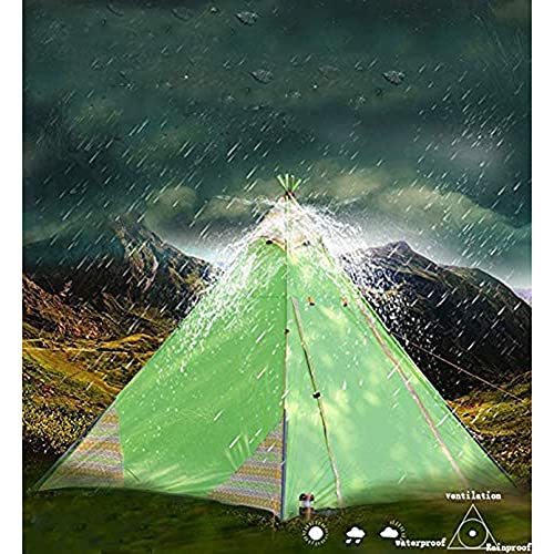 Carpa Piramidal para Camping Familiar 3-4 Personas miniatura 5