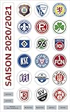 fc st gallen jubiläum  Am Ball Com 2. Bundesliga Magnettabelle - Vereinswappen (Saison 2020-2021)