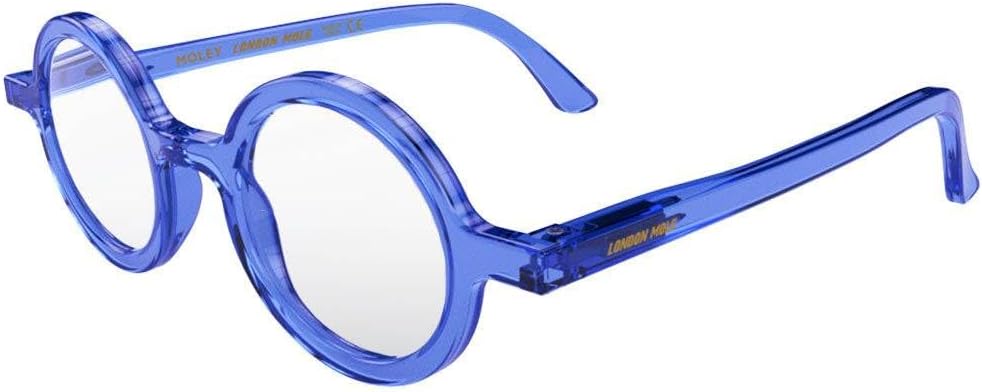 LONDON MOLE® Moley reading glasses | Cool round shaped readers | Men’s Women’s Unisex | Spring hinges - Image 3
