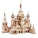 Batop 3D Puzzle en Bois - Laser Cut Puzzle en Bois - Cathédrale Saint Basile - Puzzle en Bois 3D Jouet Cadeau pour Adulte Enfant (569PCS)