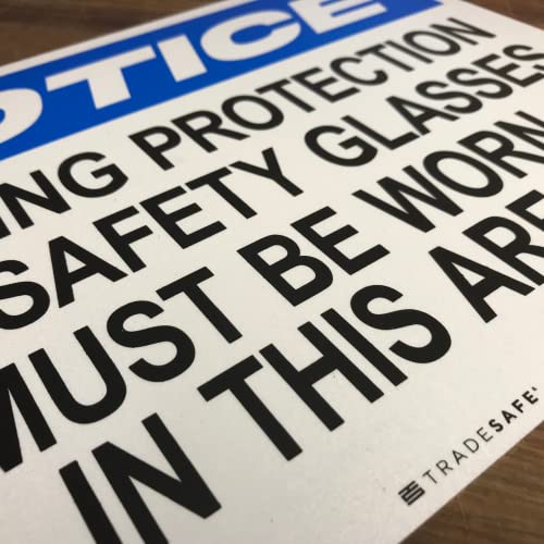 Panneau aluminium protection auditive obligatoire réfléchissant TRADESAFE