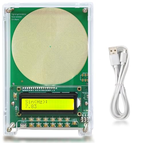Adjustable Frequency Generator for Healing (0.01Hz-299kHz), 7.83Hz Schumann Resonance Generator, Sine Wave Frequency Healing Device for Improving Sleep & Meditation, USB Powered