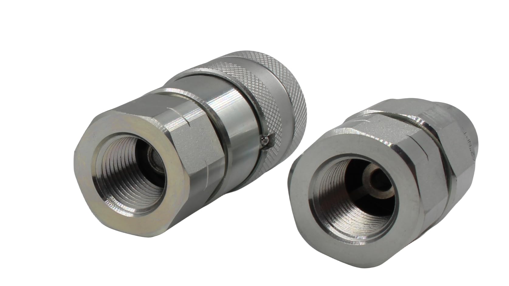 SHZICMY 4 Sets 1/2" NPT Skid Steer Flat Face Hydraulic Quick Connect Couplers For Bobcat